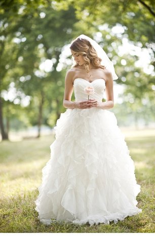 Пышное свадебное платье