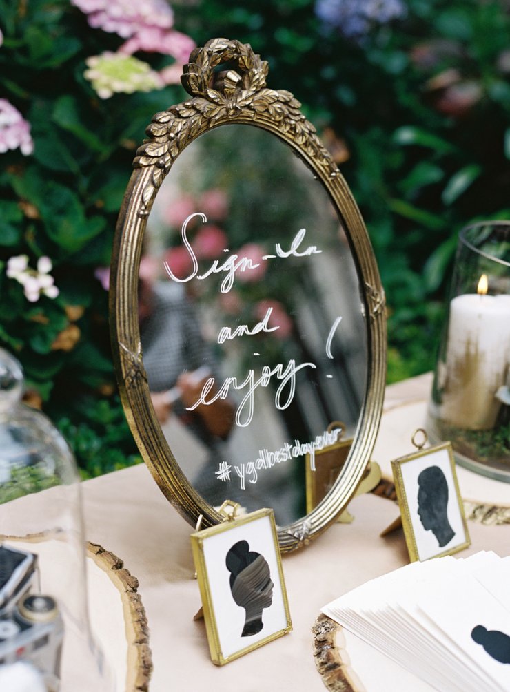Зеркало в декоре свадебного торжества