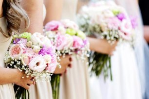 Букеты подружек невесты