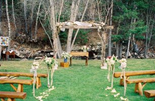 Место бракосочетания, выездная регистрация, арка для проведения церемонии