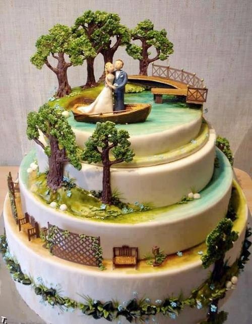 Свадебный торт: идеи и вдохновение для любителей природы