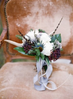 Букет на свадьбу в стиле бохо