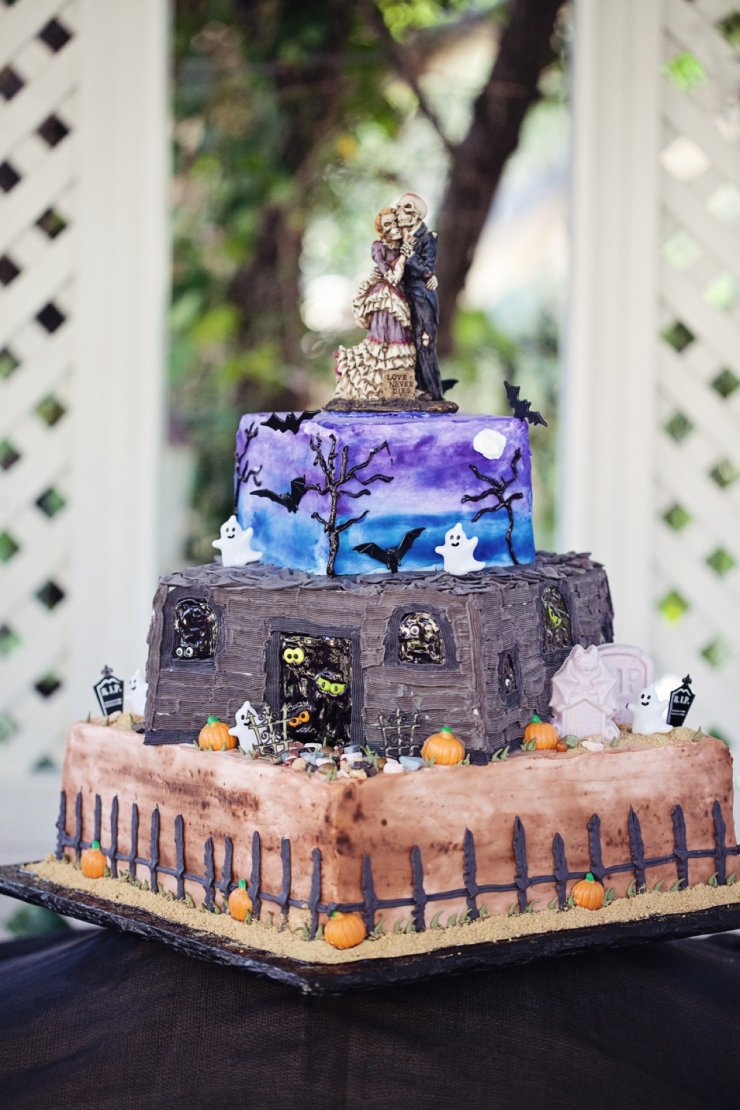 Свадебный торт: идеи и вдохновение для любителей страшилок