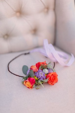 Ободок с цветами