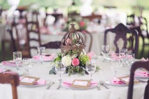 Оформление свадебного стола