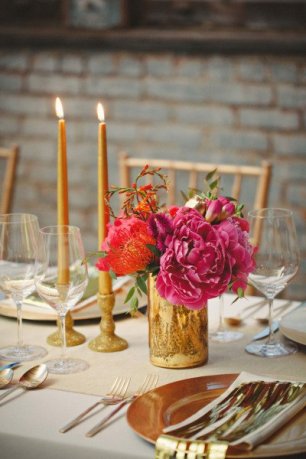 Оформление свадебного стола