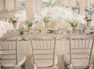 Оформление свадебного стола