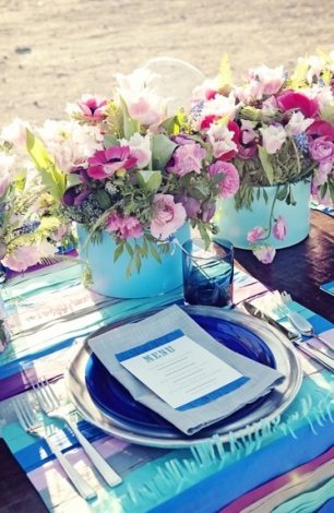 Оформление свадебного стола