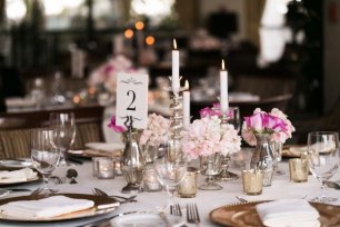 Оформление свадебного стола