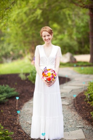 Путь на церемонию бракосочетания, невеста