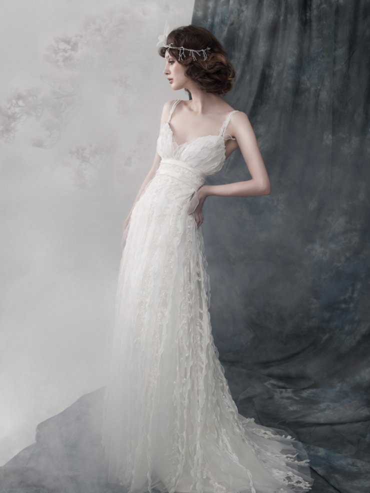 Фотосессия: свадебное платье белое