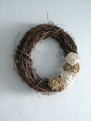 Рустикальная свадьба в деталях, венок.