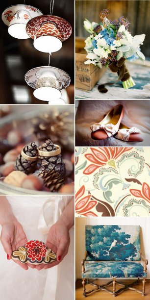 "Лесные" элементы свадебного декора