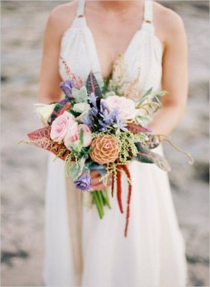 Оригинальный букет невесты