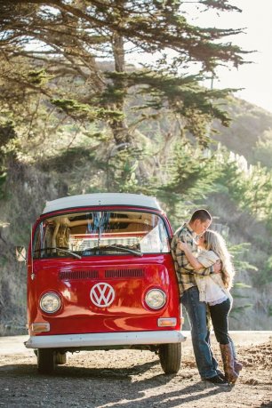 Ретро-автомобиль на фотосессии