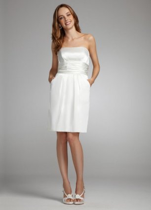 Платье-футляр невесты