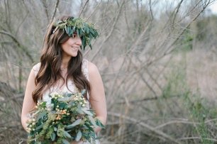 Образ невесты в лесу