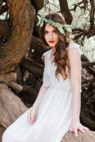 Образ невесты в лесу