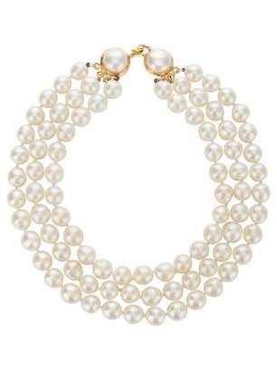 Жемчужное ожерелье для образа невесты