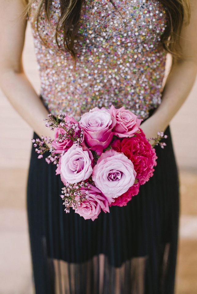 Букет подружки невесты из крупных цветов