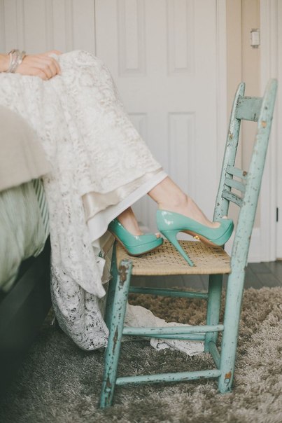 Лаковые туфли невесты