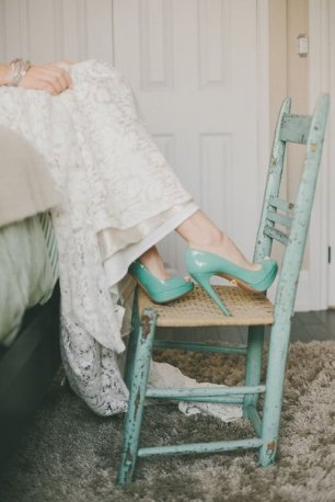 Лаковые туфли невесты