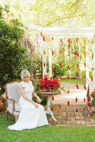 Оригинальное оформление места бракосочетания