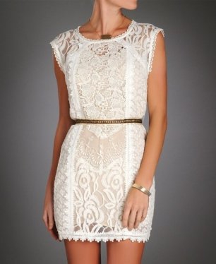 Платье невесты из кружева