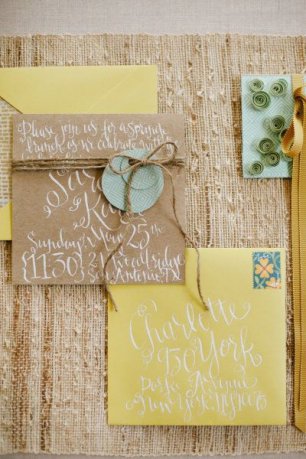 Приглашения на пергаментной бумаге