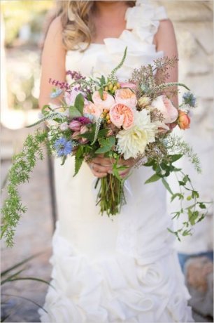 Оригинальный букет невесты