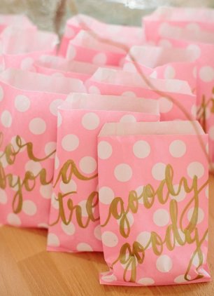 Пакетики для сувениров гостям