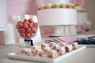 Сладости в вазах