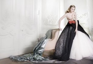 Платье невесты сложного покроя