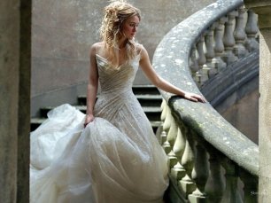 Мерцающее платье невесты