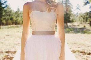 Пояс на платье невесты