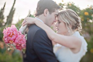 Букет невесты из пионов