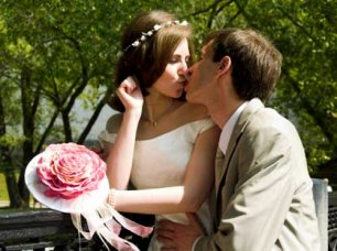 Букет-гламелия невесты