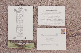 Приглашения в виде почтового конверта