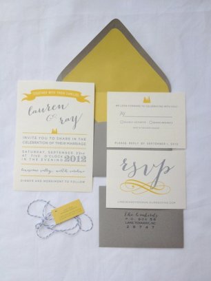 Сочетание шрифтов в приглашениях