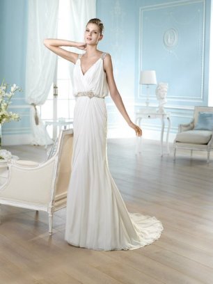 Платье невесты в античном стиле