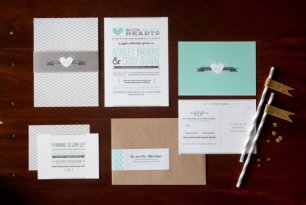 Приглашения с лаконичным дизайном