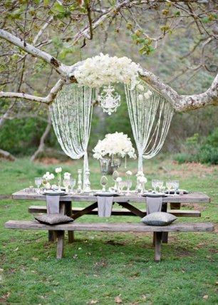 Сказочное оформление свадебного стола