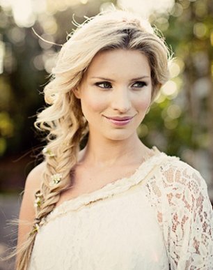 Прическа невесты - коса