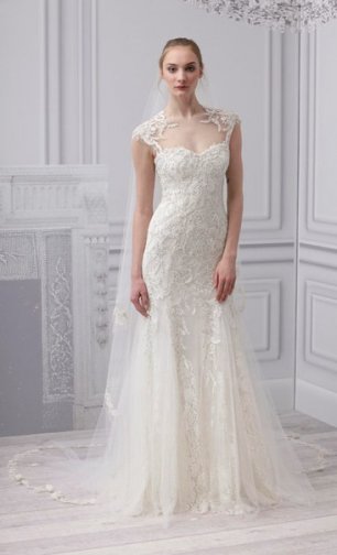 Платье невесты из тонкого кружева