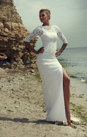 "Пляжный" образ невесты