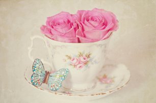 Свадебный декор в виде чашки