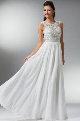 Платье невесты с завышенной талией