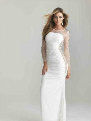 Провокационное платье невесты