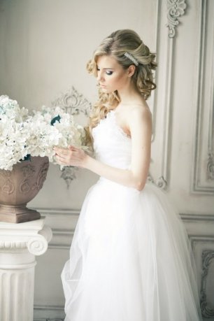 Воздушное платье невесты