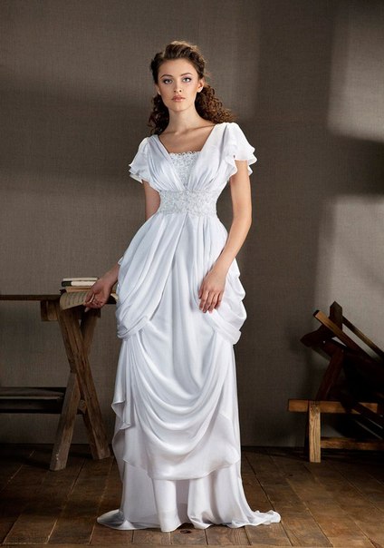 Свадебное платье: вариация на тему античного стиля